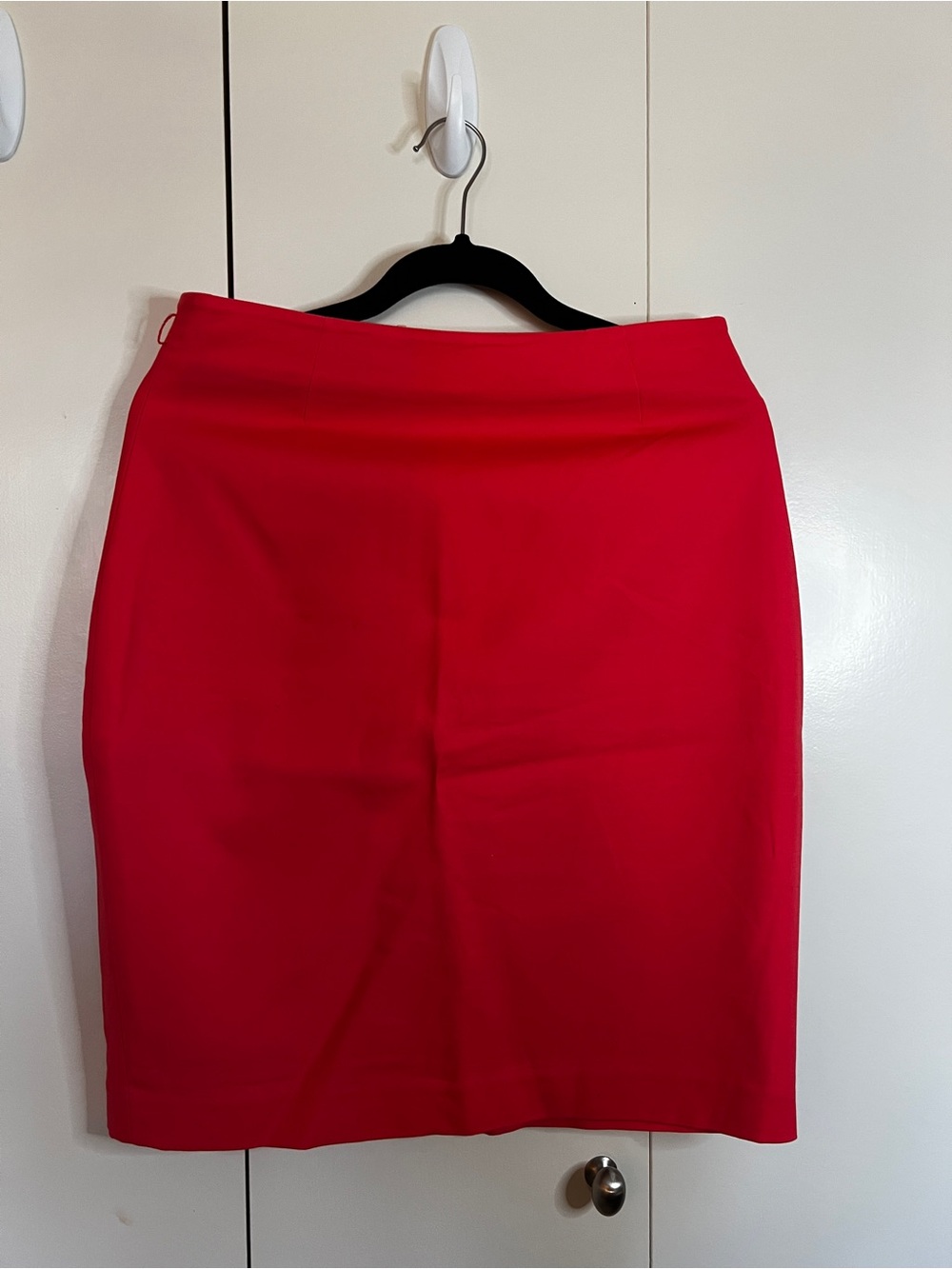 Worthington Vibrant Orange Red Pencil Skirt
